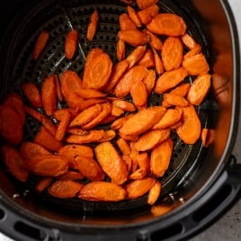 Crispy air fryer carrots