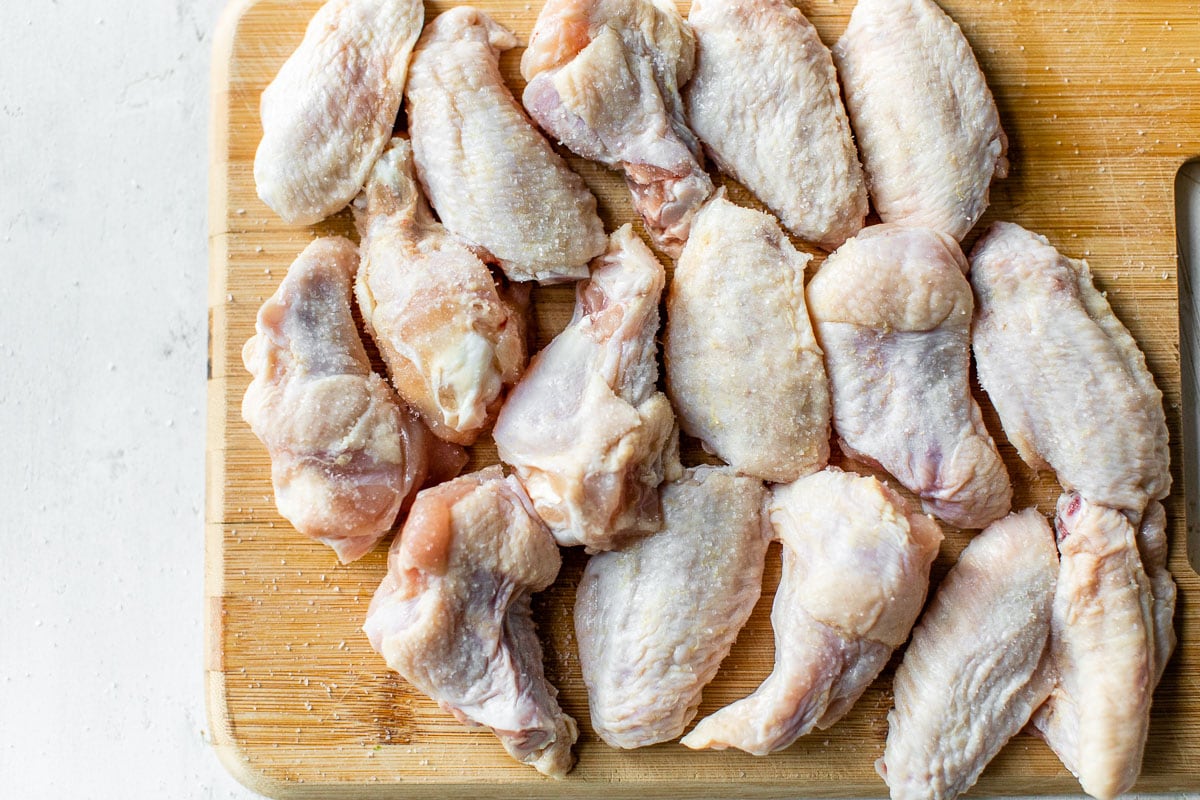 split chicken wings for air frying