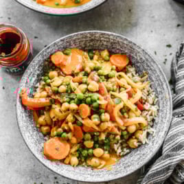 the best coconut curry recipe in a bowl