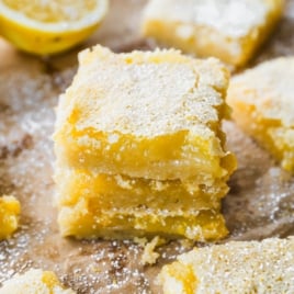 best easy lemon bars on parchment paper