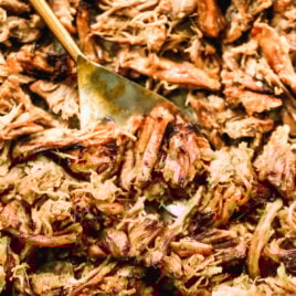 crispy instant pot carnitas on oven tray