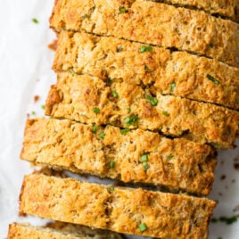 Easy beer bread in slices