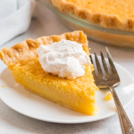 a slice of easy southern buttermilk pie