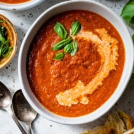 easy and creamy tomato bisque soup recipe