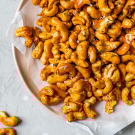 Easy honey roasted cashews