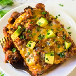 Healthy Slow Cooker Taco Casserole