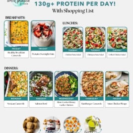 high protein meal plan