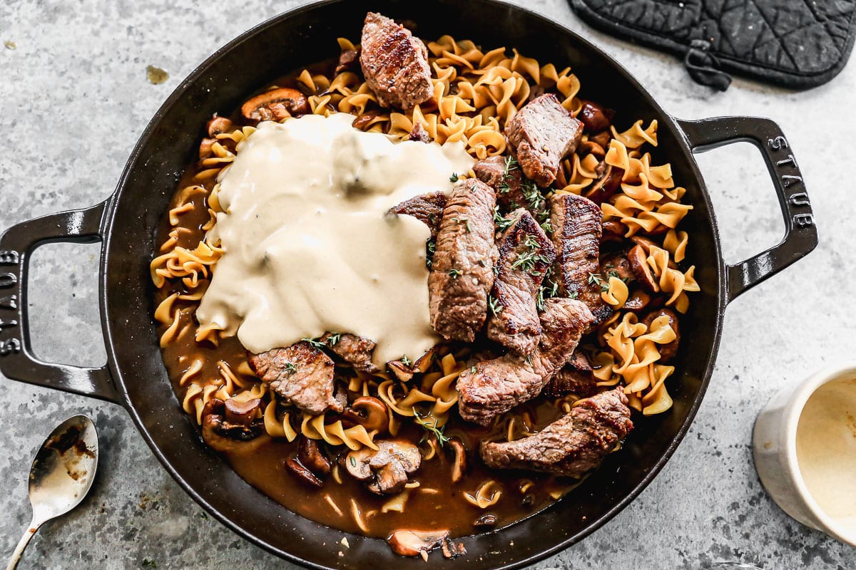 beef stroganoff from scratch