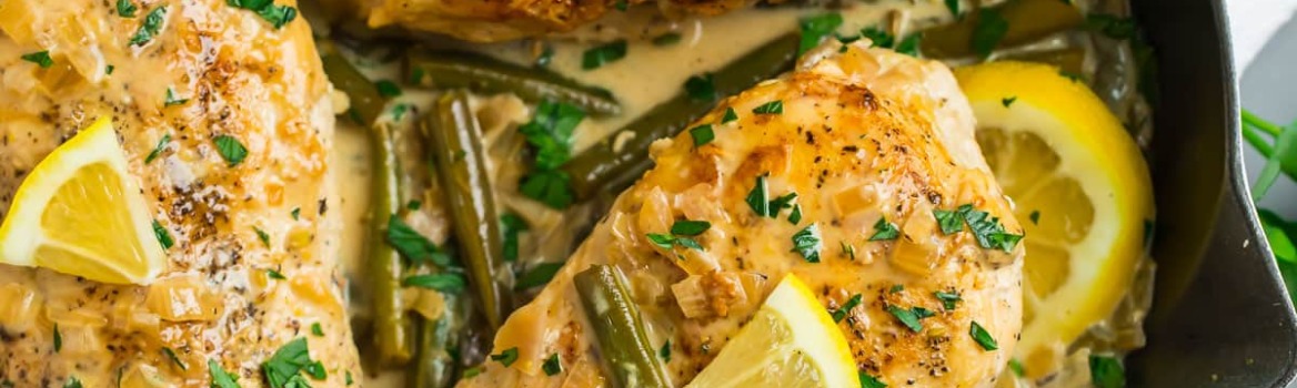 Lemon Chicken in a Skillet