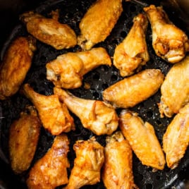 crispy chicken wings in the air fryer