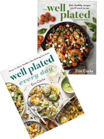 cover of the well plated cookbook and well plated every day